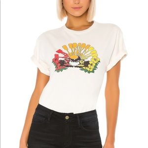 Re/done 90s Oversized California Tee in White